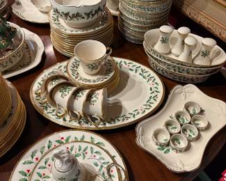Lenox Christmas china