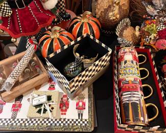 MacKenzie-Childs holiday decor: Thanksgiving and Christmas