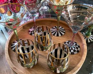 MacKenzie-Childs glassware