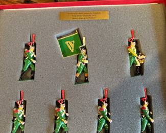 Hand-painted metal soldiers
