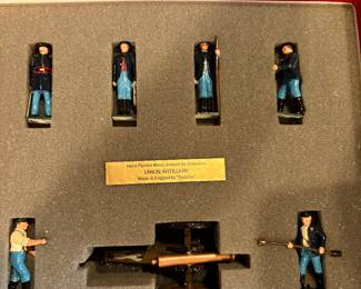 Hand-painted metal soldiers