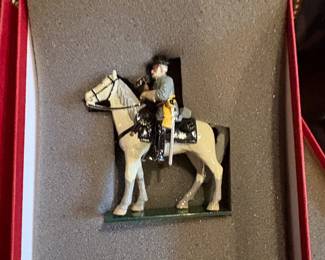 Hand-painted metal soldiers