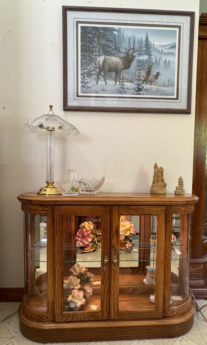 Display Cabinet & Capodimonte