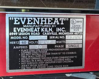 Evenheat 3.1 CF Ceramic Kiln