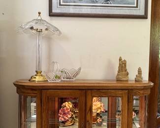 Display Cabinet & Capodimonte 