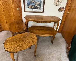 Sofa, Coffee, and End Tables