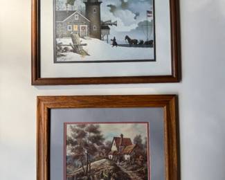 Charles Wysocki & Other Framed Artwork
