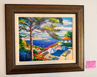 Original framed art signed and numbered