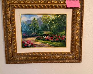Signed and numbered original oil painting