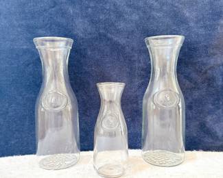 paul masson glass carafes