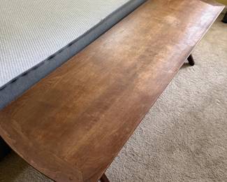 Wooden bench