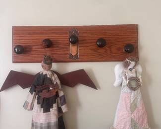 Wall coat rack