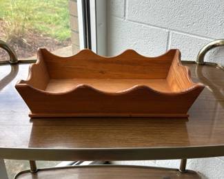 Wooden Decorative Tray 14x8x3