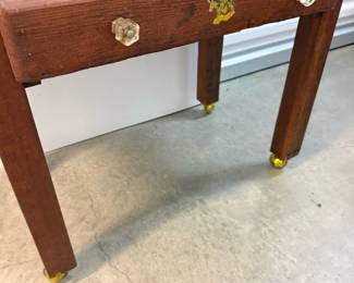 Small Rolling Side Table