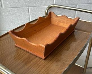 Wooden Decorative Tray 14x8x3