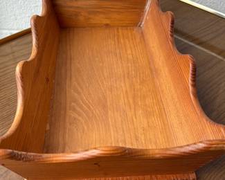 Wooden Decorative Tray 14x8x3