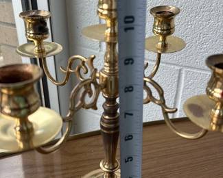 Baldwin Brass Five-Arm Candelabra
