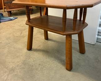 Octagon Mid-Century Side Table