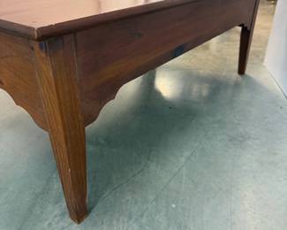 Wood Coffee Table with Drawers