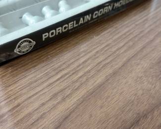 Vintage Porcelain Corn Holders Set