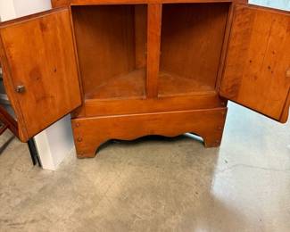 Cushman Corner Wood Cabinet