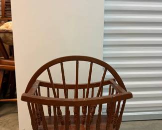 Wooden Magazine Rack