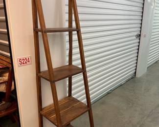 Wooden Ladder Shelf