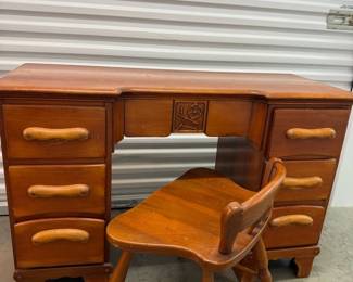 Cushman Wood Desk w/ Chair