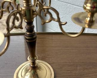 Baldwin Brass Five-Arm Candelabra