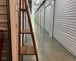 Wooden Ladder Shelf