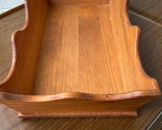 Wooden Decorative Tray 14x8x3