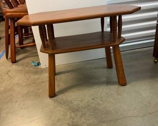 Octagon Mid-Century Side Table