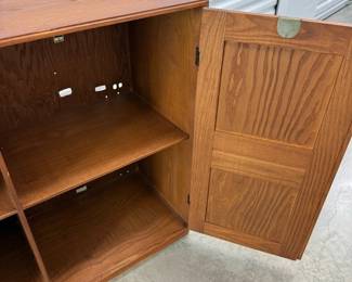 Antique Wooden Storage Cabinet