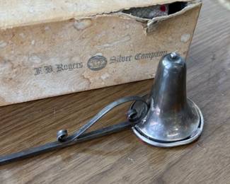 F.B. Rogers Silver Candle Snuffer