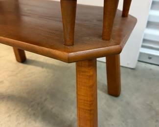 Octagon Mid-Century Side Table