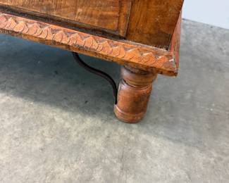 Antique Wooden Storage Chest