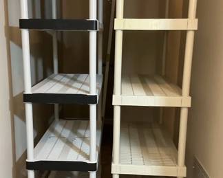 Two Storage Shelves