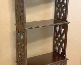 Chippendale Style Mahogany Wall Shelf