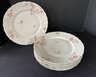 Haviland Limoges Porcelain 10 Dinner Plates 5 Pieces