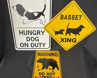 3Vintage Metal Decor Signs