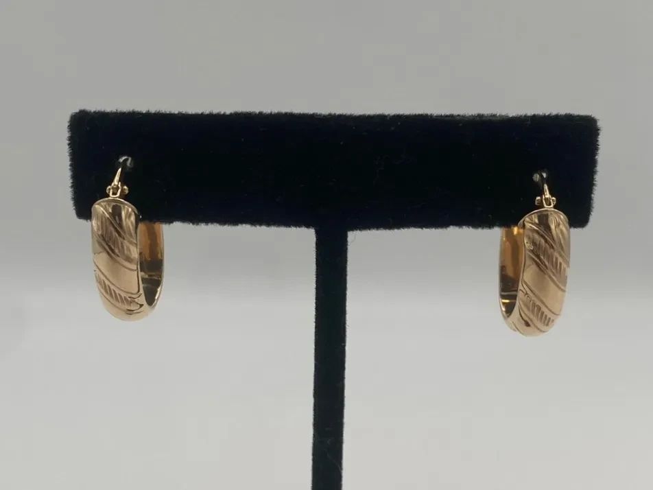 14k Gold Hoop Earrings