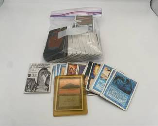 Mystery Assortment Of Magic The Gathering Cards with Game Booklet
