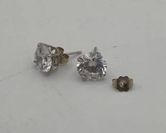F I 14k Backed Earrings