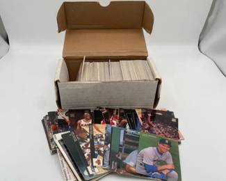 Mystery Lot of 1990s Basketball and Baseball Cards