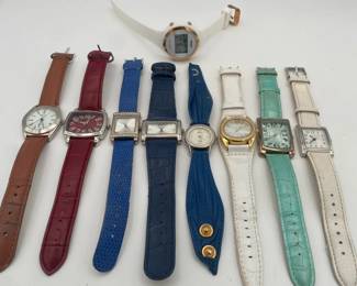 Collection of Leather Bonjour Watch with Faux Leather Watches with Digital Skmei Watch
