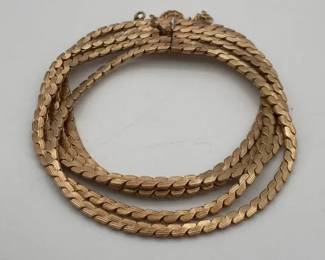 Five Chain 12k GoldFill Bracelet
