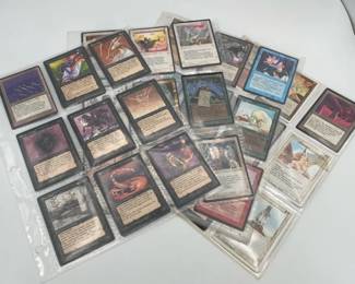 Four Sleeves of Magic The Gathering Cards
