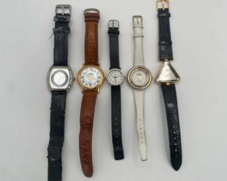 Guess Watch with Genuine Leather Band and Other Genuine Leather Watches
