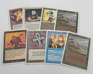 Collection Of 8 Magic The Gathering Cards