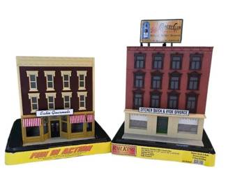 MTH RailKing O Gauge City Buildings Lot 2 Eatie Gourmets Divorce Lawyers